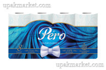 Туалетная бумага PERO TALCUM  3-х слойная, по 8 рулонов в упаковке