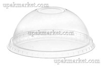 Крышка прозрачная купол Pet Упакс-Юнити с отверстием d=95