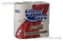Туалетная бумага VIVA LOVE  2-х сл. 20м (4рул)  Белое сплошное (14уп)