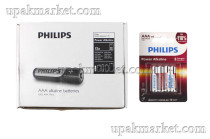Батарейка PHILIPS ААА/LR3 (мизинчиковая) BL4