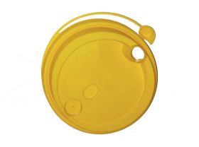 Крышка для стакана д.90мм (0,300-0,500л) Жёлтая матовая ВЗЛП /20уп х 50шт/