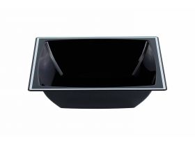 Тарелка ССПК-14158 /144х150х84/ (РР) черная 750 мл (300шт) — UPAKMARKET
