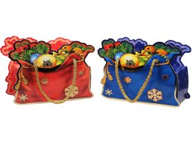 Подарочная коробка синяя/красная (72шт) 18х9х15 (N282,284) НГ