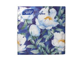 Салфетки 33х33 3-х слойные "Цветочный сон" 20 листов, GrandPero Deluxe