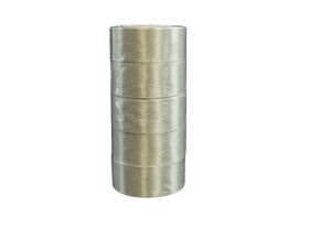 Лента 4 см Атласная Серая 22 м (5 бабин)