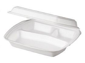 Ланч бокс LB-MAX-1 белый ЭКО /255х190х70/ Мегапласт — UPAKMARKET