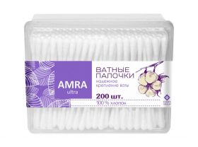 Ватные палочки 200шт АМРА Бумфа — UPAKMARKET