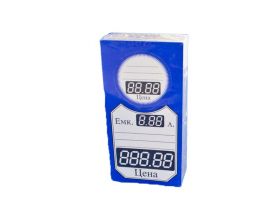 Ценник на пистолет К. белый 701 (на бабине 1000шт) — UPAKMARKET