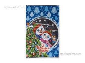 Подарочная упаковка ПП 25х40см "Елки-иголки" Интерпак — UPAKMARKET