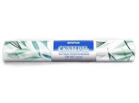 Скатерти 120х800 "Гортензия" (в рулоне 5 штук) ИНТЕРПАК — UPAKMARKET