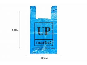 Пакет майка 30х55 "Русь" 8гр зеленая СТВ /20уп х 50шт/ — UPAKMARKET