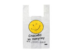 Пакет майка ПНД 28х49 4,2гр ПП БЗП белый — UPAKMARKET