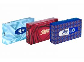 Салфетки в коробке V-сложение 2х сл. 230шт PLUSHE — UPAKMARKET