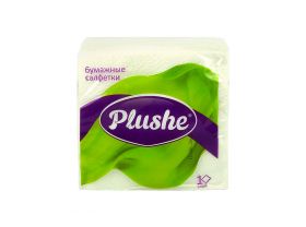 Салфетки 70л/20уп белые PLUSHE