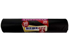 Пакет для мусора 30л ПНД (50шт в рулоне) 8мкм 48х57 Мешкоff — UPAKMARKET