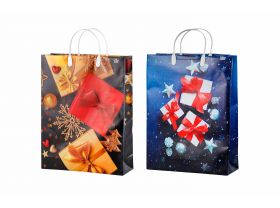Пакет новогодний мягкий пластик — UPAKMARKET