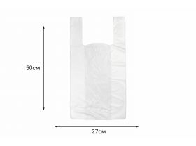 Пакет майка 27х50 "Город" 5,0гр СТВ — UPAKMARKET