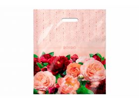 Пакет 40х47 Соты черные СП /7уп х 50шт/ — UPAKMARKET