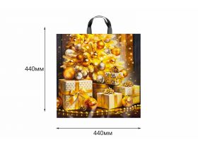 Пакет ПВД 44х44 "Тигр" 70мкм Интерпак /10уп х 25шт/ — UPAKMARKET