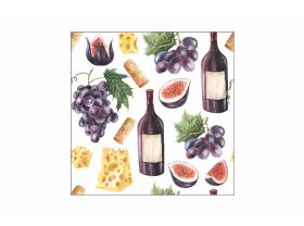 Салфетки 33х33 3 - слойн. Art Bouquet 20 шт  Цирк — UPAKMARKET