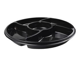 Крышка для емкости Round Bowl 620/750/1000 PET купольная OSQ (OCQ, OCIQ, ОСК, ОЭСКЬЮ, ОСИКЬЮ) — UPAKMARKET