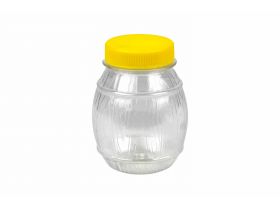 Банка ПЭТ 0,100 "Мишка"   желтая крышка №38 — UPAKMARKET