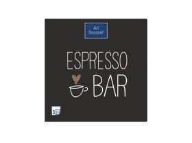 Салфетки 33х33 3 - слойн. Art Bouquet 20 шт Espresso Bar (Кофе)