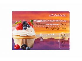Мешок кондитерский 35см в рулоне 90мкр прозрачный AP 10шт — UPAKMARKET