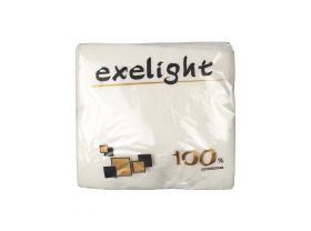 Салфетки 24х24 бумажные  80л белые Exelight A