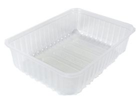 Контейнер прямоугольный с крышкой ПР-РКФ-250 (ПЭТ) — UPAKMARKET