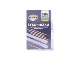 Зубочистки в индивидуальной полиэтиленовой упаковке 500шт с ментолом LINGER — UPAKMARKET