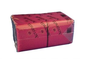 Салфетки 24х24 1 сл. 400л Интенсив бордовые АсториЯ