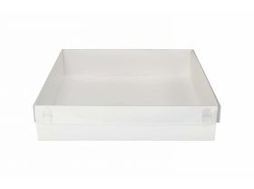 Коробка самосборная с прозрачной крышкой 340х230х60 R128 (1упх10шт) — UPAKMARKET