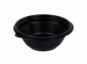 Тарелка ПР-МС-500 (PP) черное — UPAKMARKET
