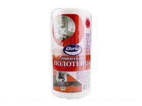 Полотенце 24х40 универсальное 100шт в рулоне белые ГЛОРИЯ — UPAKMARKET