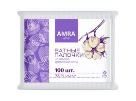 Ватные палочки 100шт АМРА Бумфа — UPAKMARKET