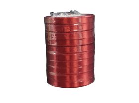 Лента 1 см Атласная Белая 22 м (10 бабин) — UPAKMARKET
