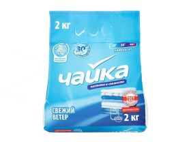 Стиральный порошок ЧАЙКА ручная стирка 2кг Свежий ветер