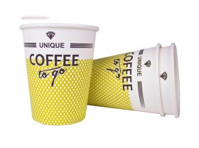 Стакан бумажный 250мл 80мм Coffee To Go 50 шт*20уп (1000шт) Л-ПАК
