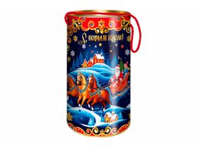Туба новогодняя 1000гр Сказка 12х22см — UPAKMARKET