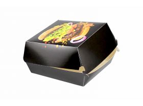 Фастфуд короб гамбургер L 120х120х70 Bon appetit — UPAKMARKET