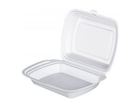 Ланч бокс LB-MAX-2 белый /255х190х70/ Мегапласт — UPAKMARKET