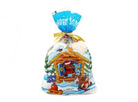 Подарочная упаковка ПП 25х40см "Елки-иголки" Интерпак — UPAKMARKET