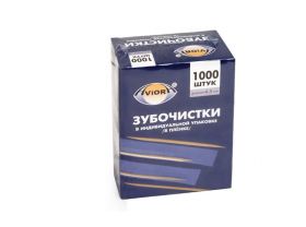 Зубочистки в индивидуальной полиэтиленовой упаковке 500шт с ментолом LINGER — UPAKMARKET
