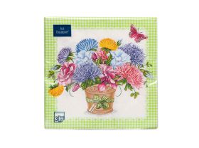 Салфетки 33х33 3х сл. "Букет с камелиями" 20шт Art Bouquet