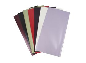 Пленка матовая белая и розовая, серебряный кант /20л/ — UPAKMARKET
