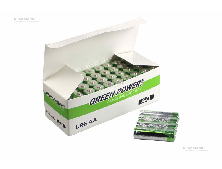 Батарейка Green Power Lab AA/LR06 пальчиковая Alkaline 4S — UPAKMARKET