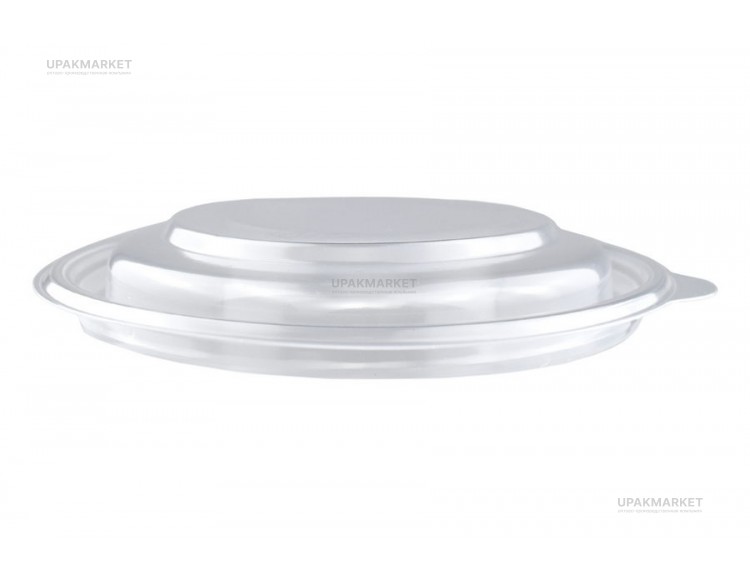 Тарелка ССПК-144/КРСПК   /144*150/ (РР) крышка прозрачная   (300шт) — UPAKMARKET