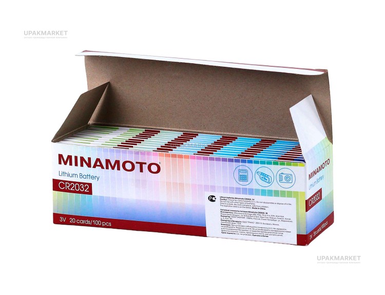 Батарейка MINAMOTO CR-2032/5card — UPAKMARKET
