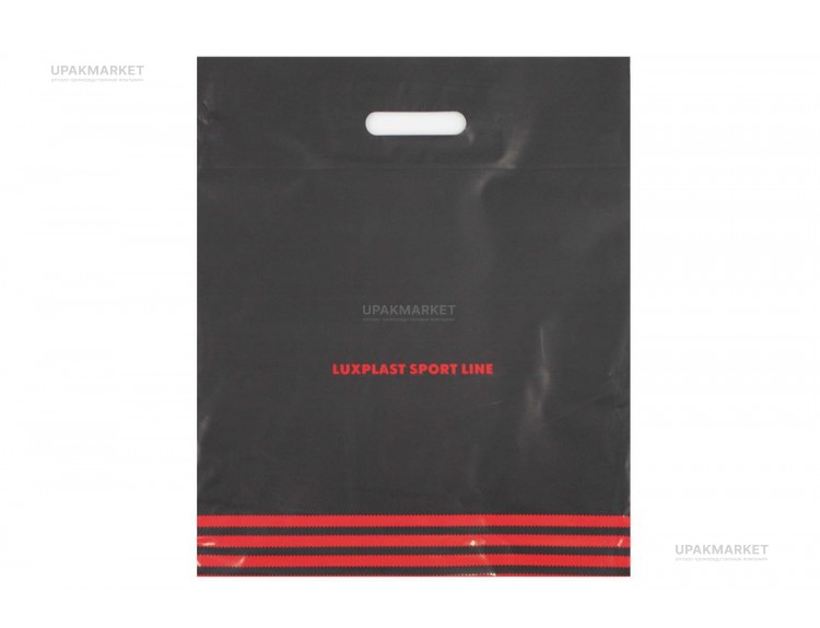 Пакет ЛП 40х47 "Спорт красный" — UPAKMARKET